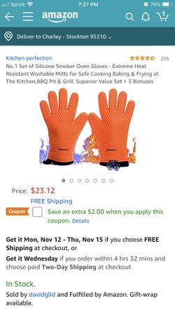 Silicone smoker glove new