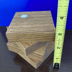 Wooden Paperweight  White Oak