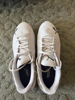 Puma White Low-Top Sneakers