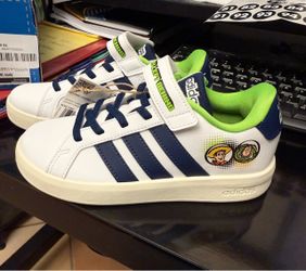 ADIDAS X Pixar Toy Story Grand Court 3.0 "Buzz Lightyear" Sneakers - Kids Size 1