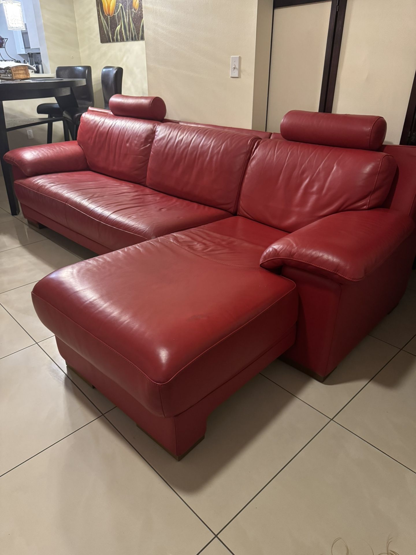 Premium Italian Leather Sectional 