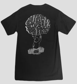 Purple Wax “Spray Mind” Tee – Size Small