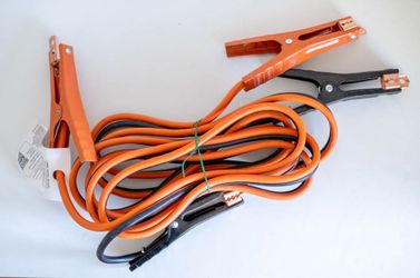 15 ft Jumper / Booster Cables — Copper Clamps
