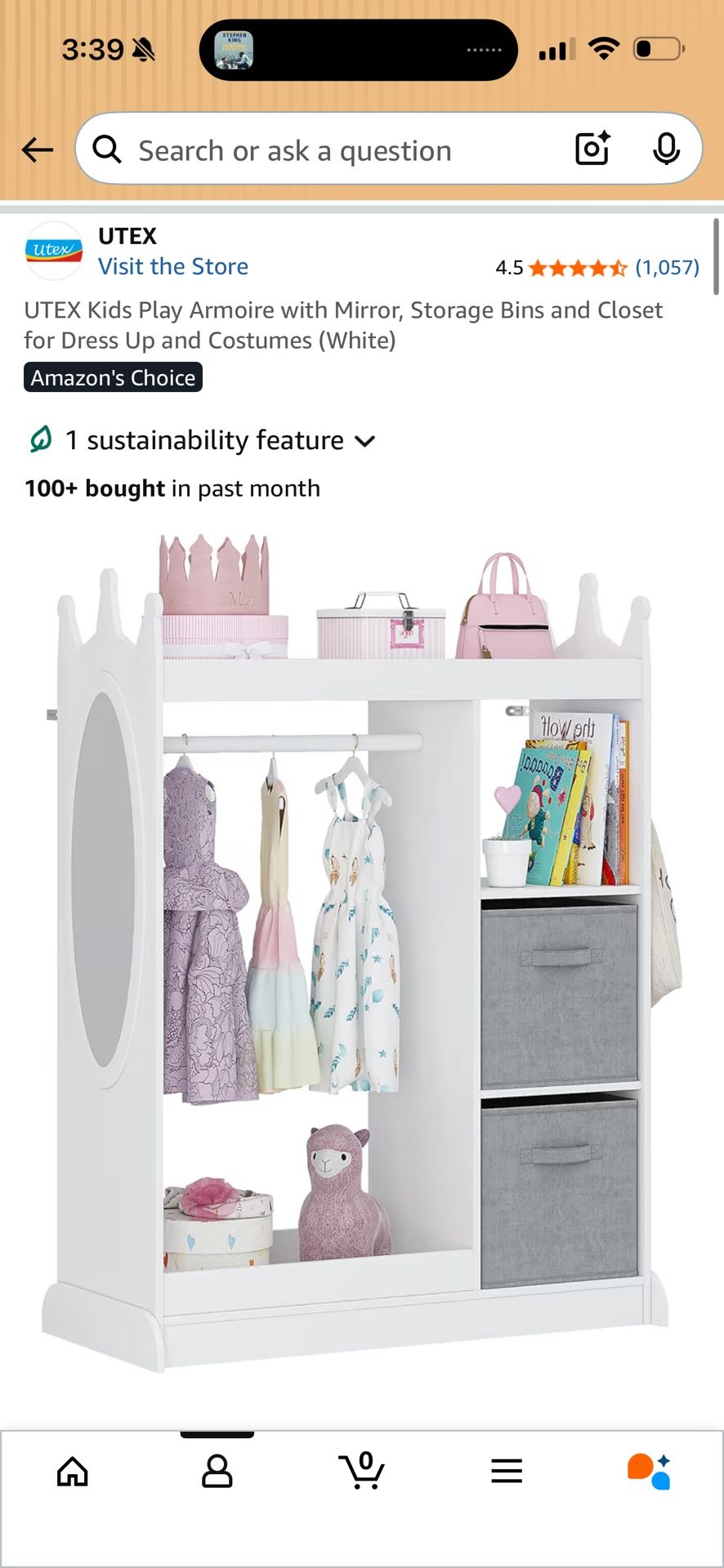 Kids Dress Up Closet Drawers