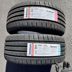 Pair (2) 245 45 18 all season tires 