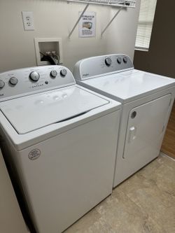 Whirlpool Top Load Washer And Dryer 