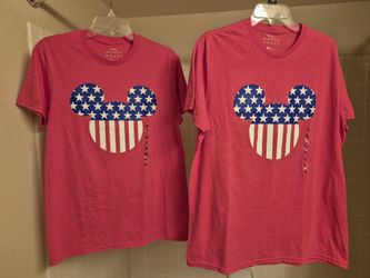 New Disney Mickey T- Shirts Size M and L  $10 For Both