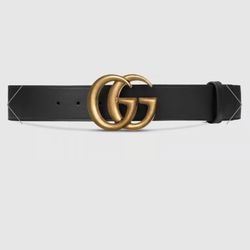 Simple leather belt