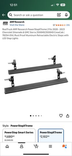 Amp Powerstep Xtreme For GMC