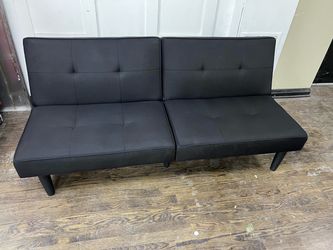 Black Convertible Futon Sofa