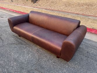 Leather couch