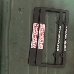 Hondata License Frame