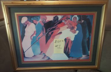 Colorful  Professionally Framed Artwork