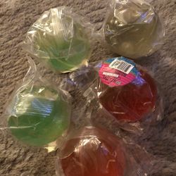 5- Glitter Bouncing Balls