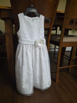 Beautiful white little girls dress