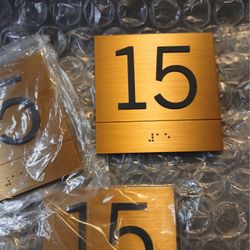 Braille Number Signs (#15)