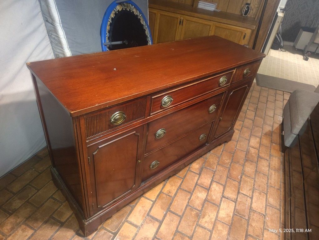 Antique Heavy Sturdy Dresser