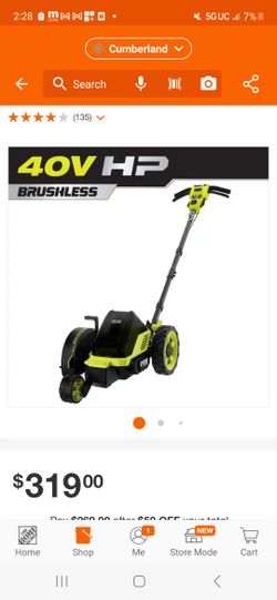 Ryobi 40v Edger
