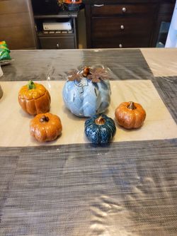 Halloween pumpkins this are not plastic