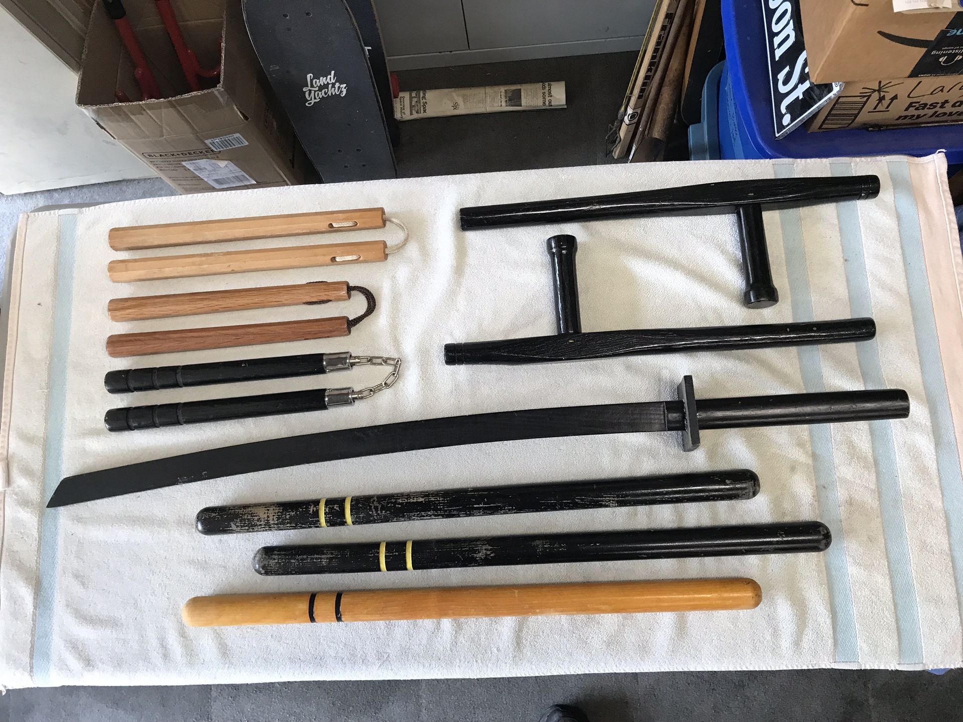 Martial Arts - Practice - Sparring Items - 9 Pieces - Great Starter Set