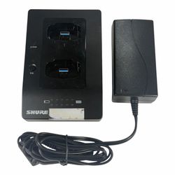 Shure MXWNCS2 Compact 2-Channel Networked Charging Station with Power Supply