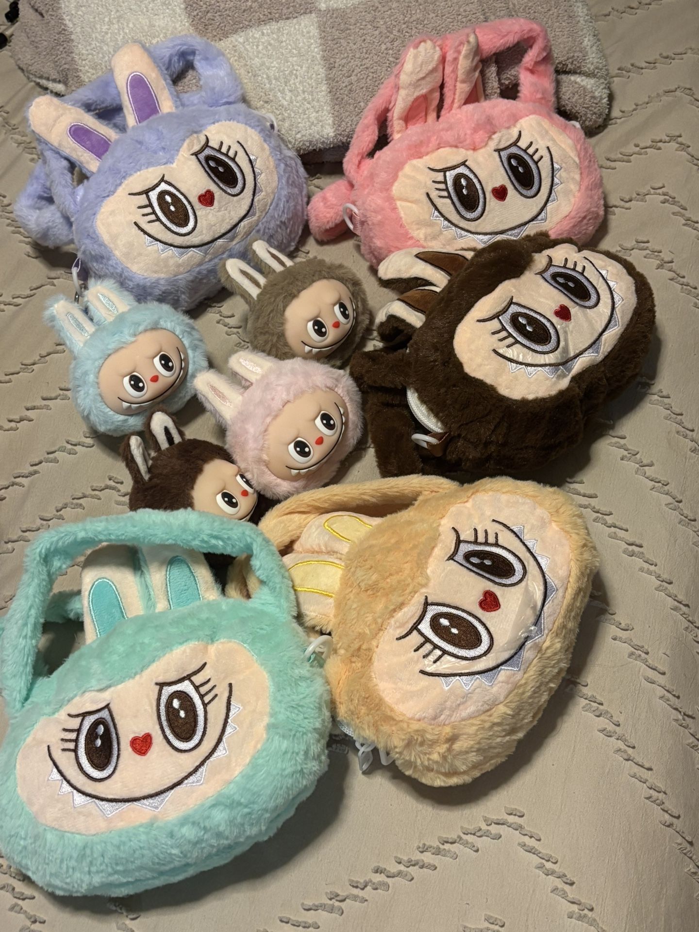 Labubu Bags And Key Chains