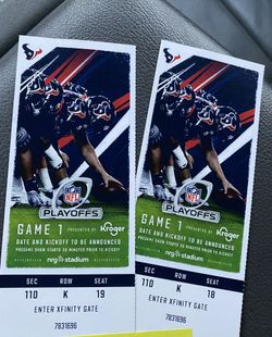 Texans Playoff Tickets