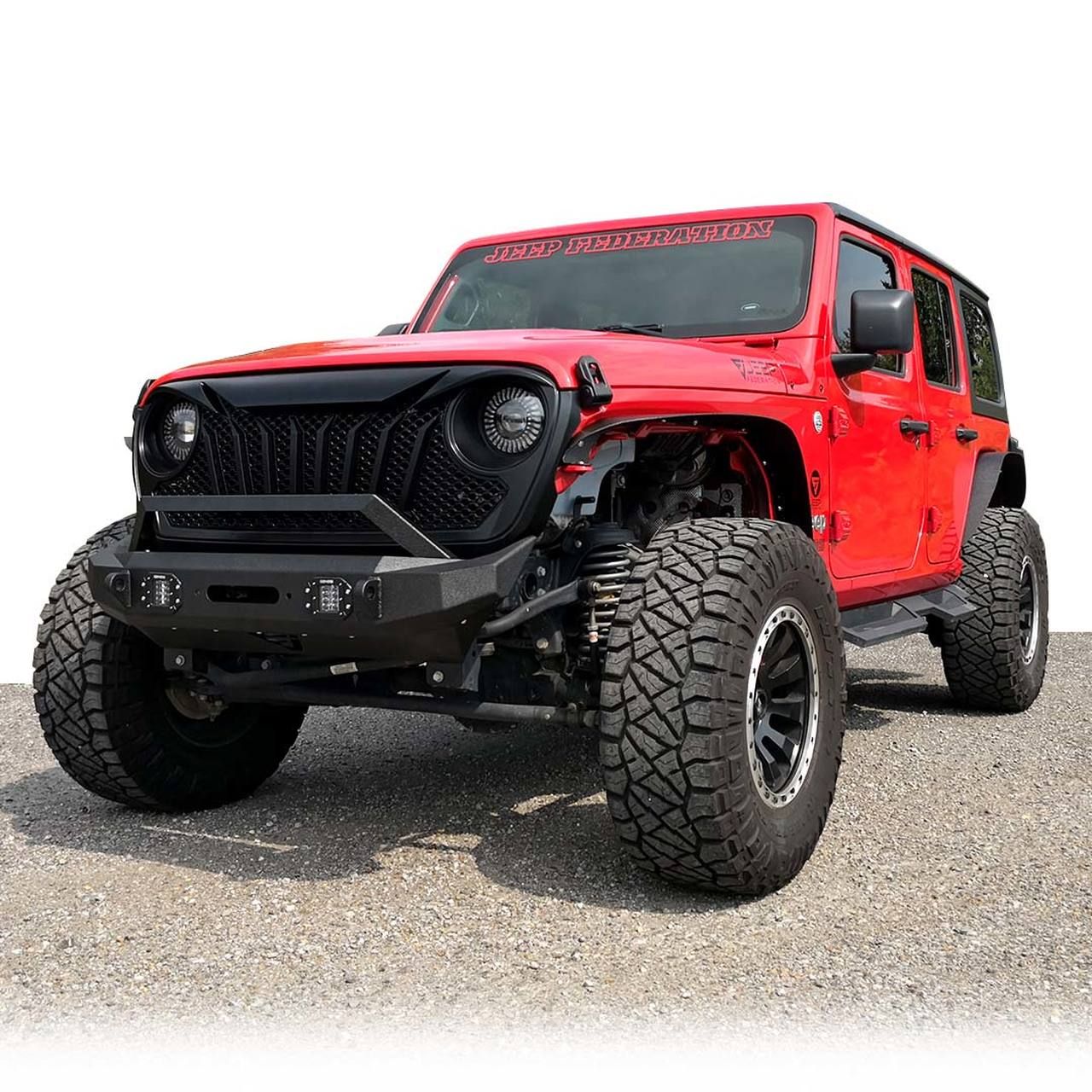 NEW Jeep Wrangler JL, JLU, Flat Top style metal fenders