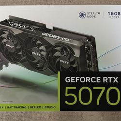 PNY Nvidia 5070Ti 16 GB OC *New and sealed*