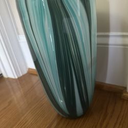Turquoise Blue 11.81in. Large Turin Vase Blue Vases & Planters