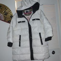 Jessica Simpson Off White Puffer Coat 