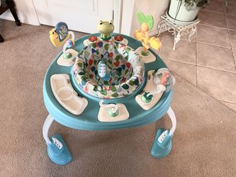Bright Starts Bounce Baby 2-in-1 Activity Jumper & Table.