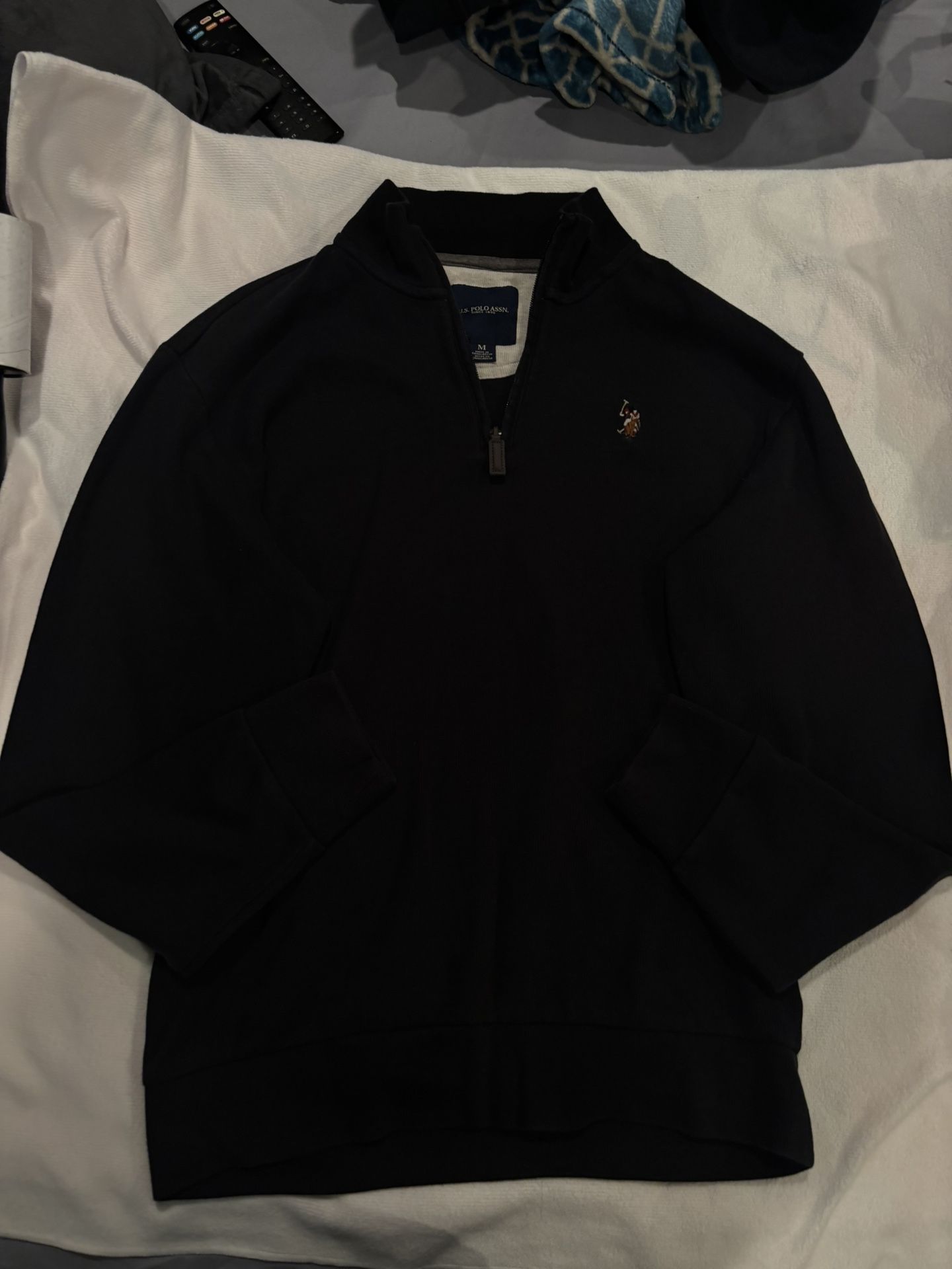 U.S. Polo Assn. Quarter Zip Sweatshirt/Men