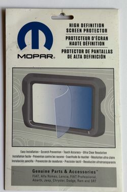 Mopar Media Center Screen Protector For 7 Inch Display     fits: Jeep Wrangler, Cherokee, Grand Cherokee, Compass, Chrysler Voyager and Pacifica