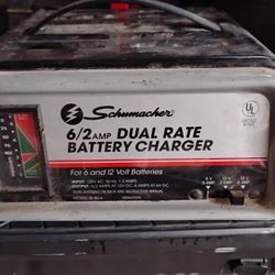 Battery Charger Handles 6 & 12 Volt 