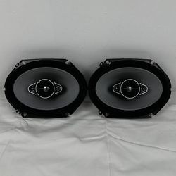Pioneer TS-A682F A-Series 6"x8" 4-way car speakers Tested And Works