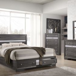 Brand New 4 Pc Queen Bedroom Set