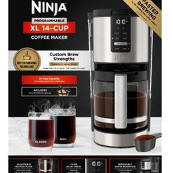 NINJA PROGRAMABLE COFFE MAKER XL14-CUP