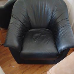 Leather Chair.