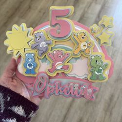 Custom 3D Cake Toppers 