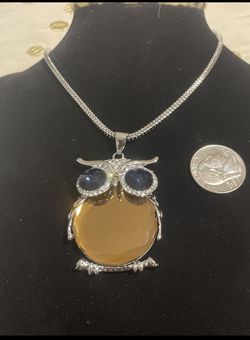 Heavy Owl Necklace 