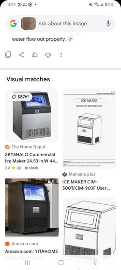Commercial ice maker for sale