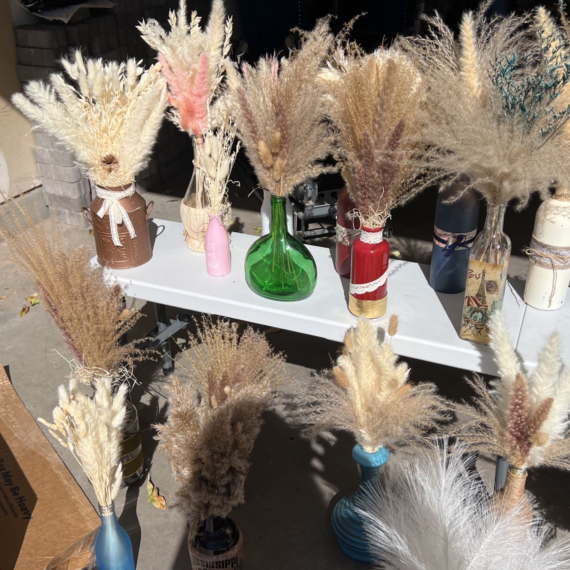 Pompous grass arrangements