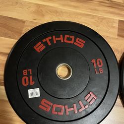  ETHOS Olympic Rubber Bumper Plate - Single
