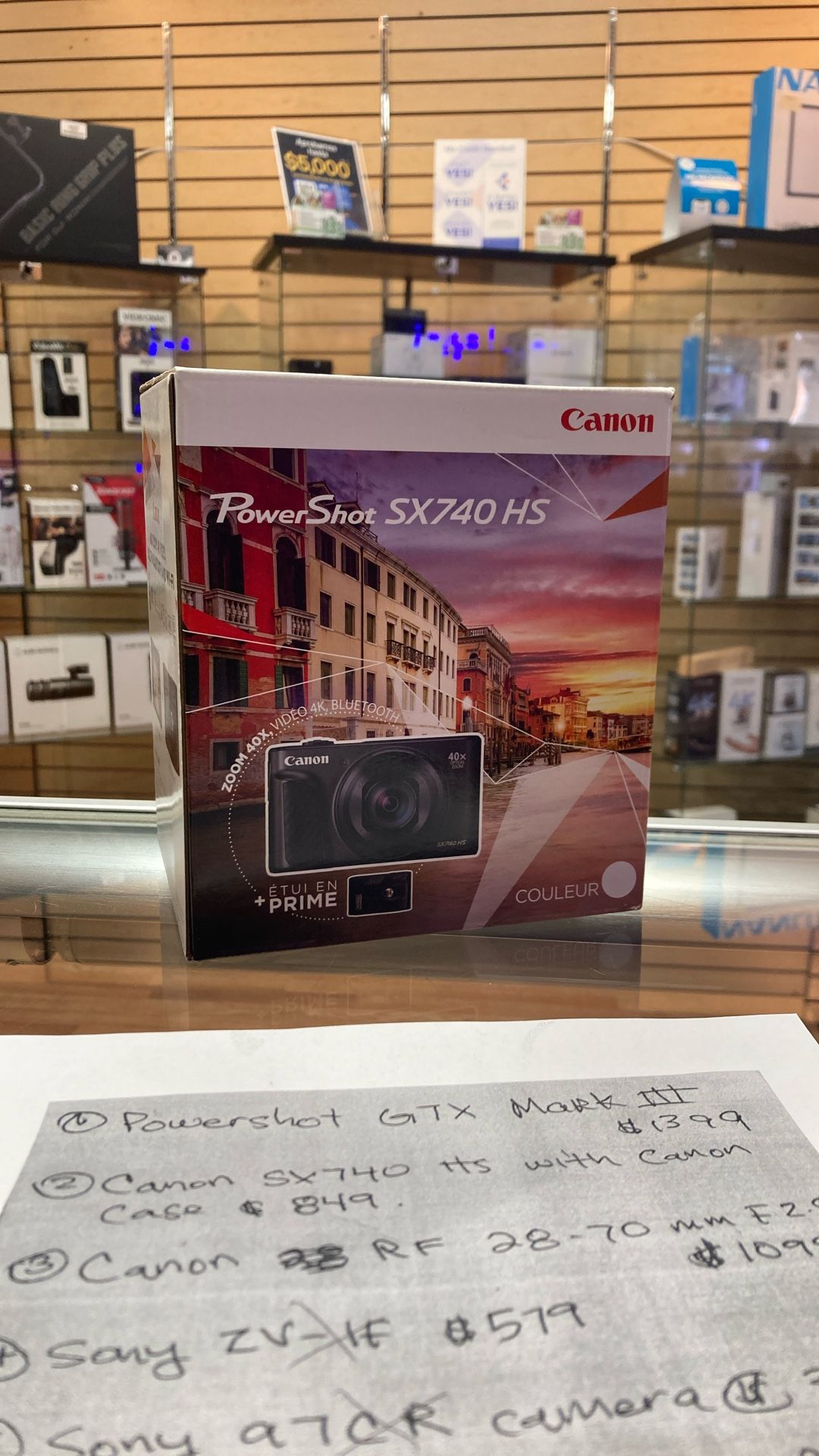 Canon PowerShot SX740 HS With Case Included Limited Time Sale!