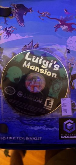 Luigi’s mansion GameCube game