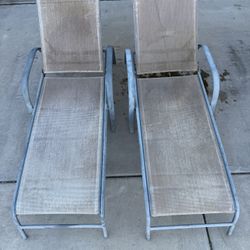 Pool Adjustable Chaise Lounge Chairs