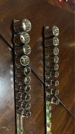 Pittsburgh 1/2” drive sockets SAE & METRIC