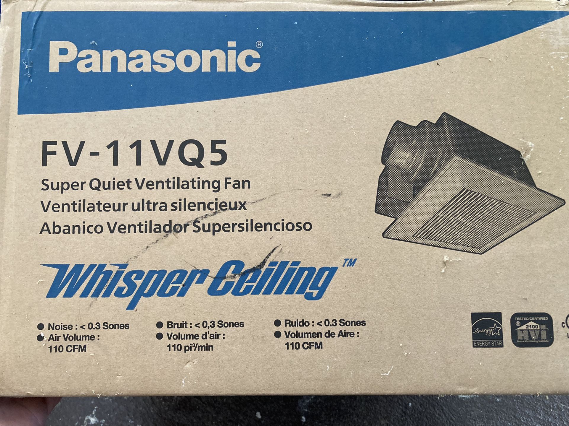 Panasonic WhisperCeiling FV-11VQ5