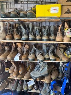Military boots